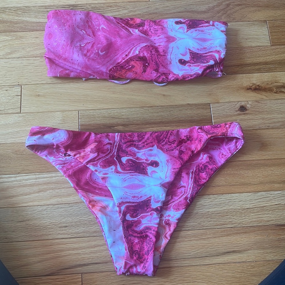 Pink bikini